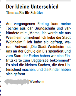 Rückmeldung