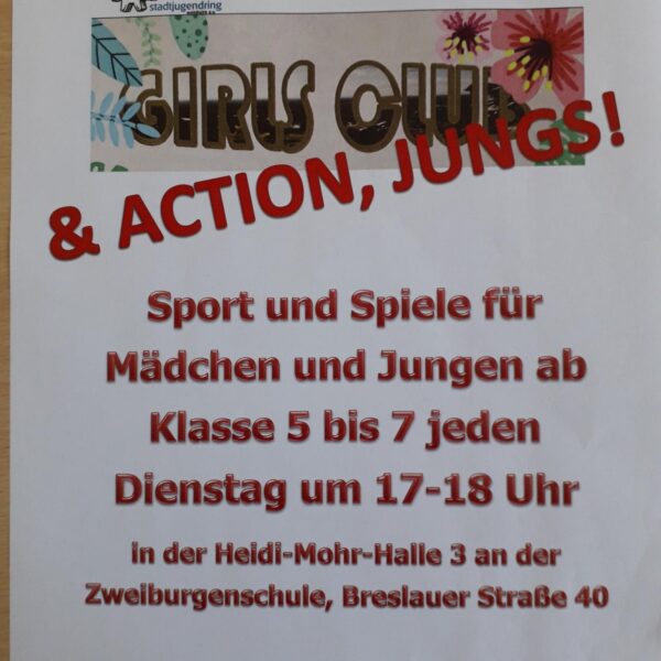 Girls Club & Action, Jungs!